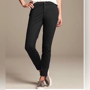 Banana Republic Seamed Ponte Riding Jodhpur Skinny Pants, Size 0, Charcoal Gray